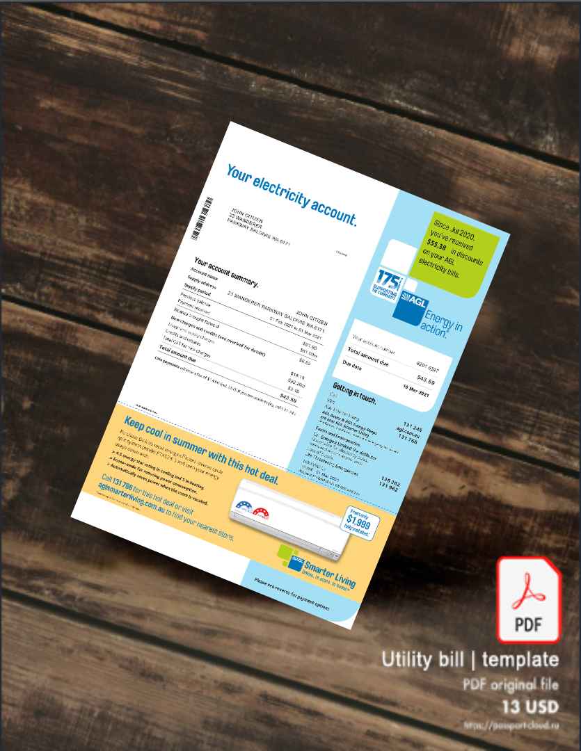 Utility bill | Albanian Power | Albania